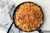 Sweet and Salty Bacon Caramel Apple Crisp