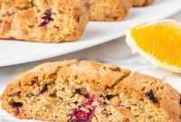 Vibrant Cranberry Orange Pistachio Biscotti