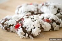 Crimson Chocolate Crinkles