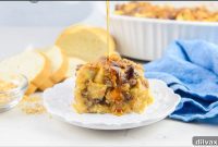 Decadent PB&J French Toast Bake