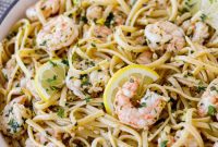 Zesty Lemon Garlic Shrimp Pasta