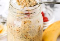 Effortless Almond Banana Overnight Oats