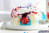 Star-Spangled Poke Cake