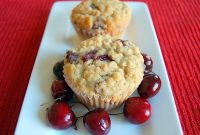 Juicy Cherry & Hearty Oat Muffins
