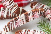 Decadent Peppermint Chocolate Biscotti