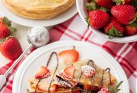Decadent Strawberry Nutella Crepes