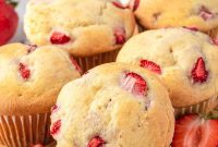 Strawberries and Cream Muffins
