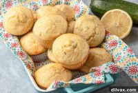 Sunshine Lemon Zucchini Muffins