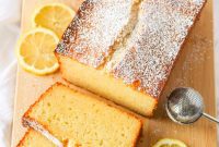 Velvety Lemon Ricotta Pound Cake