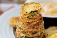 Golden Cornmeal Zucchini Crisps