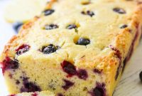 Zesty Blueberry Lemon Quick Bread