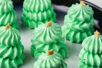 Festive Meringue Evergreens