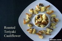 Sticky Teriyaki Roasted Cauliflower