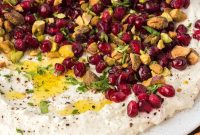 Pomegranate Pistachio Feta Swirl