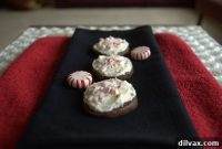 Festive Chocolate Peppermint Frosted Delights