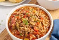Unstuffed Pepper Soup