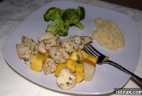 Chicken with Roasted Acorn Squash and Pears