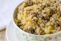 Hearty Sausage Spaghetti Squash Bake
