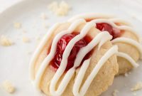 Cherry Thumbprint Delights