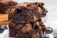 Decadent Blueberry Brownies