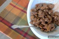 Sweet-Savory Gorgonzola Pear Chicken with Sugared Pecans