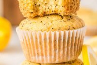Zesty Lemon Poppy Seed Muffins