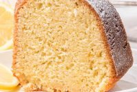 Golden Lemon Olive Oil Cake