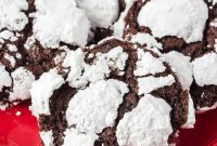 Snow-Kissed Fudge Crinkles
