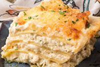 Creamy Chicken Alfredo Lasagna