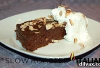 Velvety Chocolate Sformato with Amaretto Whipped Cream