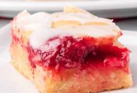 Sweet Cherry Crumble Bars