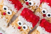 Festive Santa Krispie Delights