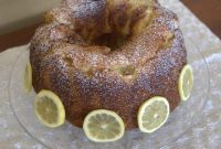 Bright and Zesty Lemon Vanilla Poundcake