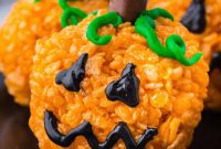 Pumpkin Crispy Squares