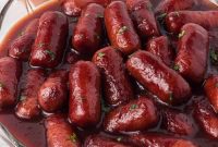 Sweet and Sticky Slow Cooker Smokies