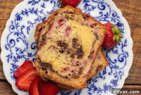 Strawberry Chocolate Swirl Loaf