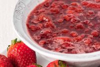 Simply Scrumptious Strawberry Topping