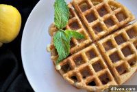 Sunshine Dairy-Free Lemon Poppy Seed Waffles