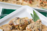 Tender Rosemary Pork Medallions Draped in Mushroom Wine Sauce