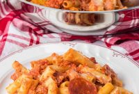 Pepperoni Pizza Pasta Bake