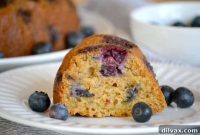 Vegan Blueberry Coriander Bundt Sensation