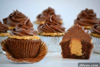 Decadent Peanut Butter Chocolate Cupcakes