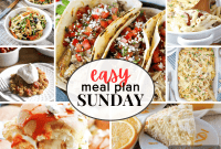 Effortless Sunday Meal Plan Week 56