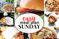 Easy Meal Plan Sunday
