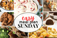 Easy Meal Plan Sunday Week 58