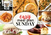 Simplified Sunday Meal Planning: Week 59