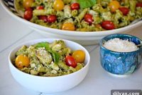 Fresh Pesto Chicken Pasta Salad