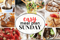 Making Sundays Simple: Week 62 Meal Plan