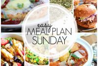 Easy Meal Plan Sunday Week 64
