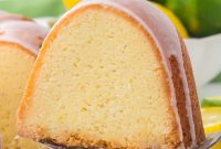 Sparkling Lemon-Lime Bundt Cake